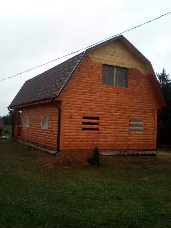 Недорогие Дома из бруса установка в Слуцком районе